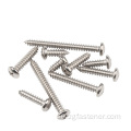 Rostfritt stålkors infälld Pan Head Tapping Screws Din7981